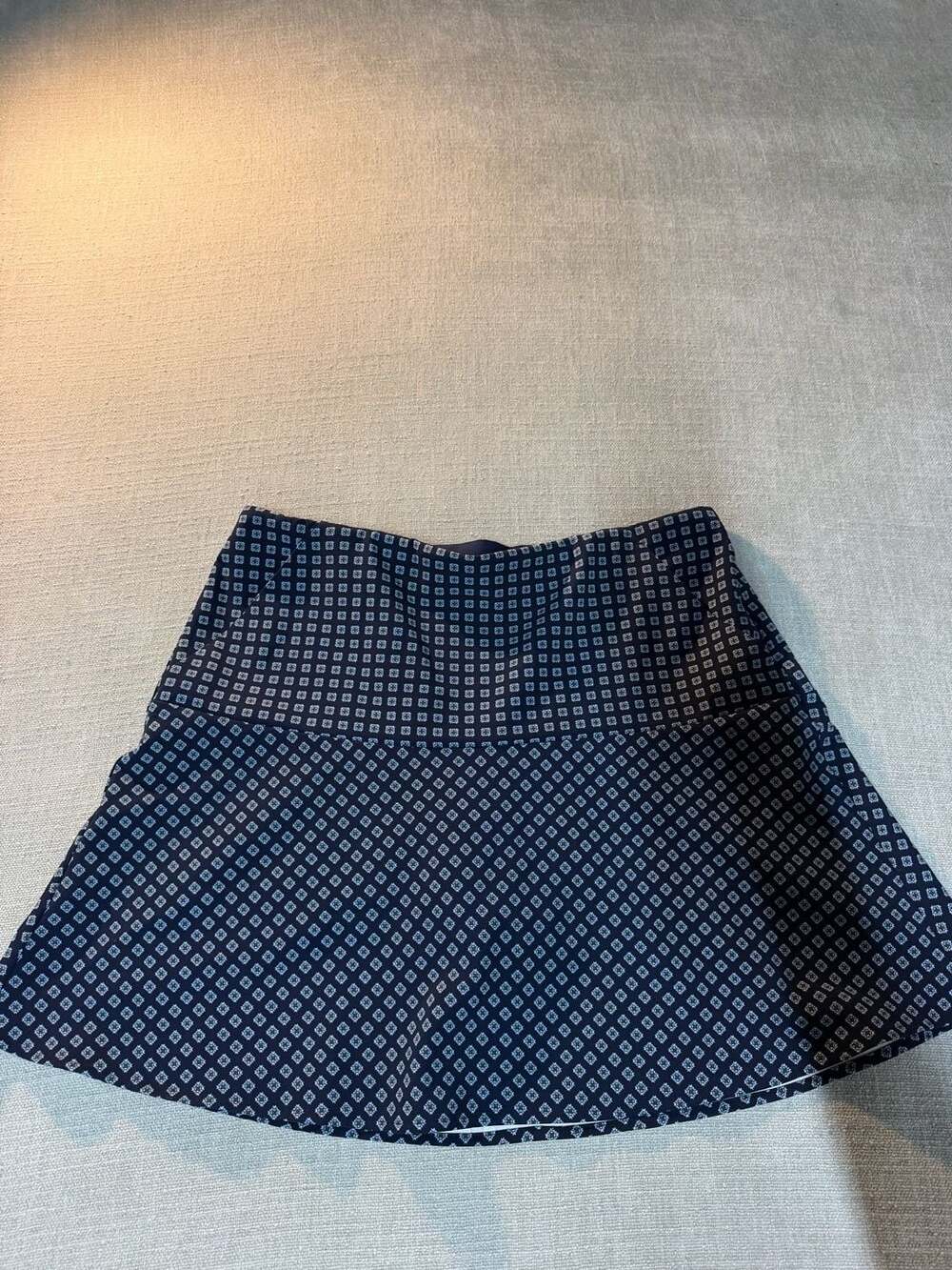 Polo Ralph Lauren Golf Skort Size L 170/76A Blue Geometric Print